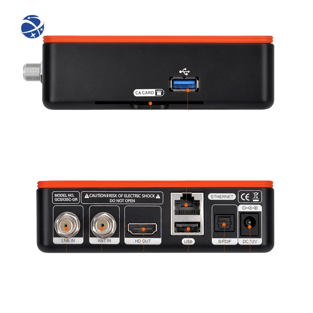 Yyhc Rsh 4K Hd Tv Box 4:2:3 Android 9.0 + Dvb-S2X/T2/C Decoder Ricevitore Tv Satellitare Terrestre/Google Smart Set Top Box