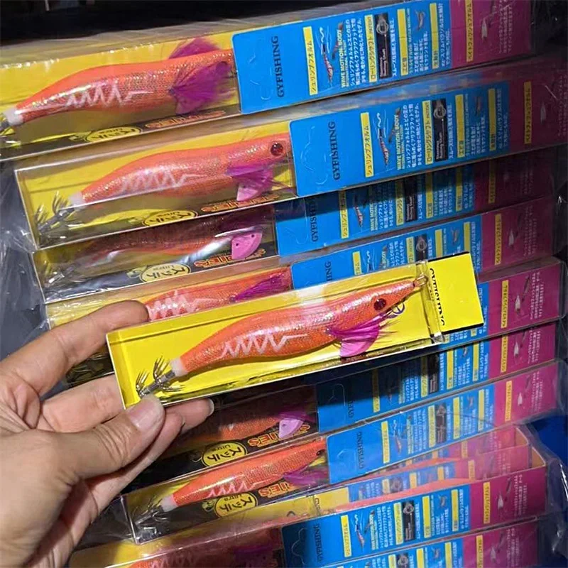 7 Pezzi Esche Gamberetto Luminose Per Calamari &ndash; 10cm/9g, Gancio Incluso