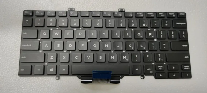 

Новинка для DELL Latitude 5400 5401 5410 5411 7400 7410 клавиатура с подсветкой без указателя США
