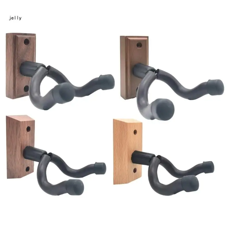 

448C Настенные вешалки для гитары Деревянная подставка для дисплея U-образный гитарный крючок