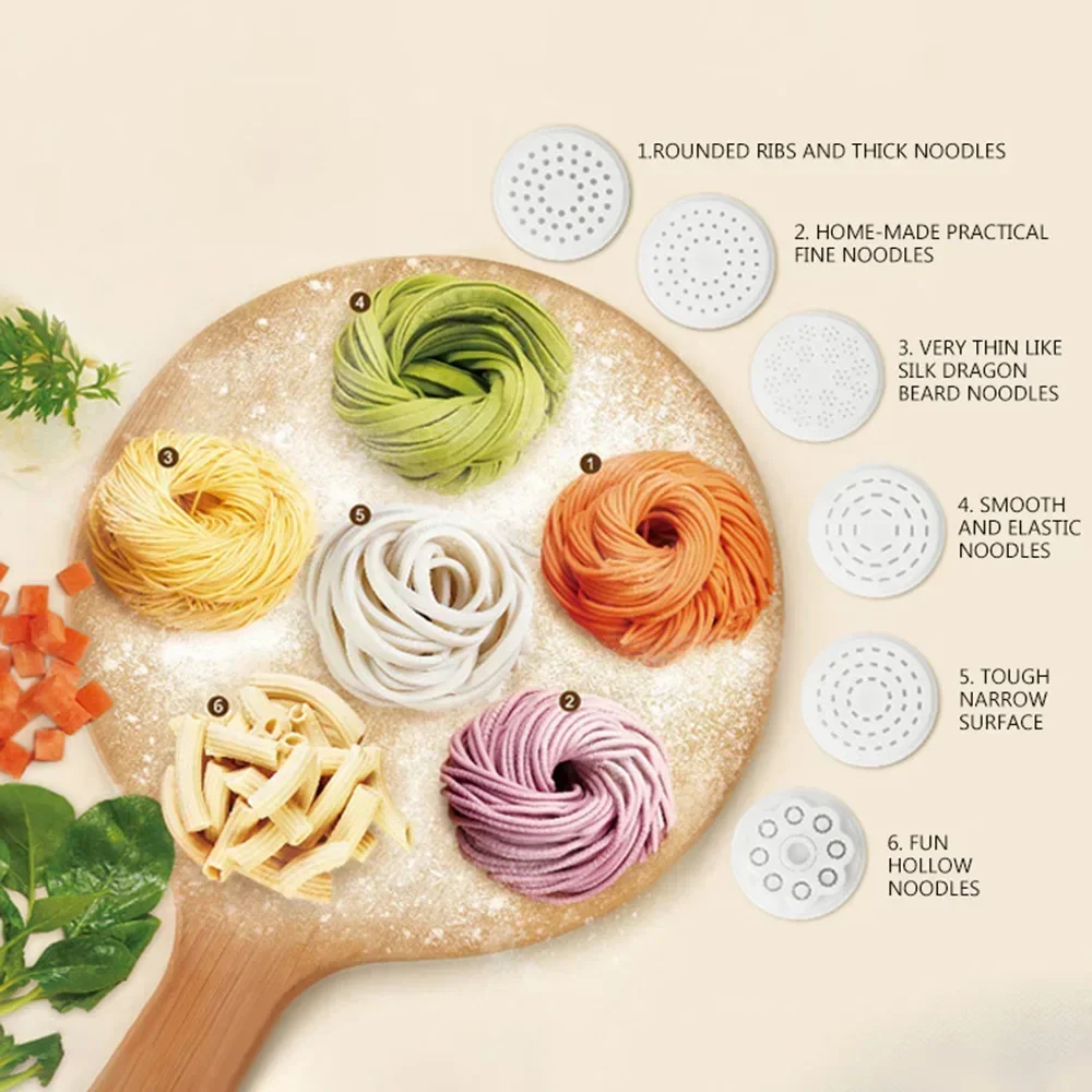 Fully Automatic Noodle Maker Household Electric Noodle Mixing Machine Multi-function Pressing Machine