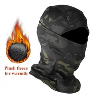 Winter Motorcycle Face Mask Cold-proof Cycling Mask Balaclava Windproof Velvet Warm Hunting Hiking Skiing Hood Scarf Snowboard 2