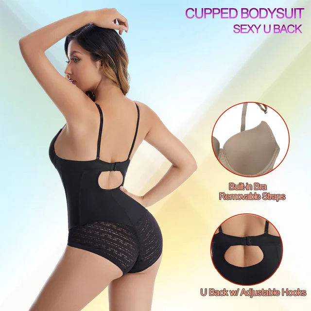 Women Body Shaping Sling Bodysuit Crotch Row Buckle One-piece Corset Belly  Control Jumpsuit Breast Support Waist Lifting Pants - AliExpress