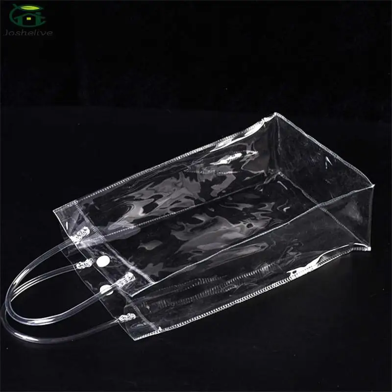 

Pvc Multifunctional Milk Tea Cup Convenient And Practical Transparent Pvc Tote Bag Transparent Fashion Handbag Storage Bag Trend