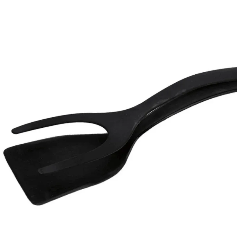 2 in 1 Shovel Clip Silicone Grip Flip Tongs Egg Steak Spatula Tongs Clamp Pancake Fried Turners Cooking Tool Kitchen Accessories