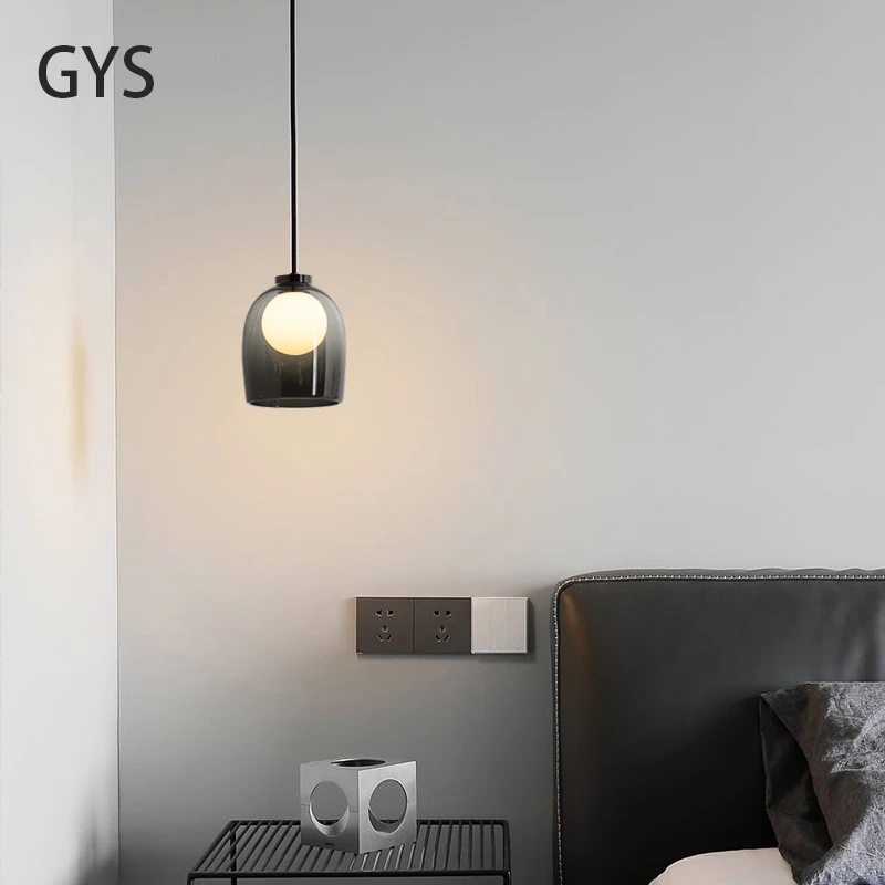 

GYS Led Pendant Lamp Nordic G9 Bulb Chandelier Small Bedroom Bedside Restaurant Bar Coffee Shop Hanging Ceiling Lamp