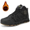Men Winter Snow Boots Super Warm Men Hiking Boots Waterproof Men's Boots Outdoor Sneakers Non-slip Rubber Men's Work Ankle Boots