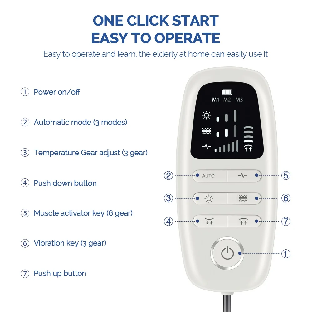 Electric Lumbar Traction Massager,Adjustable Vibration Waist Massager,Inflatable Back Stretcher Device,Waist Spine Support Back
