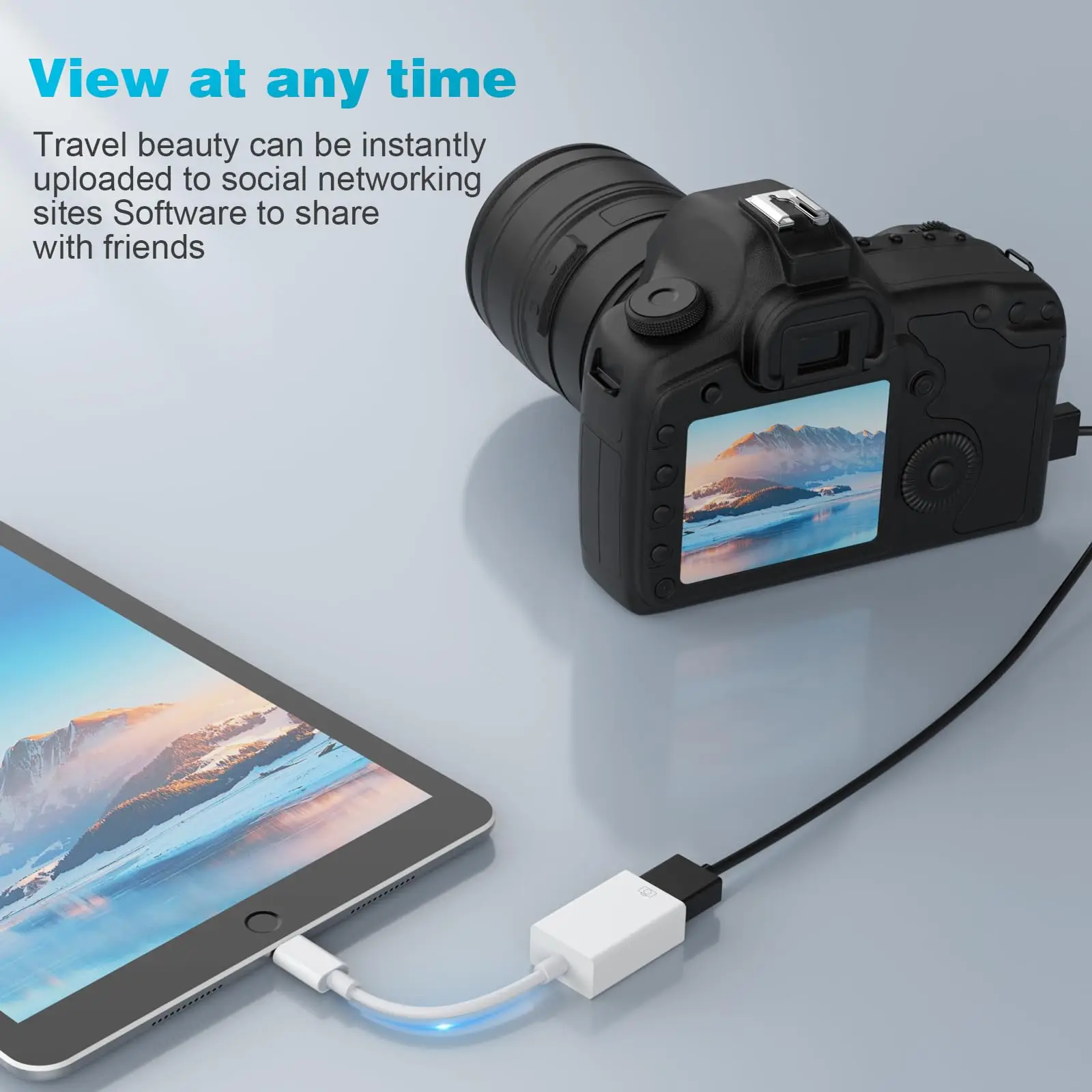 OTG Type C Adapter For iPhone 15 USB C to USB Cable Flash