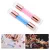 2 Pcs Nail Stamp DIY Manicure Stamper Tool Tools Jelly Silica Gel Small Polish 1