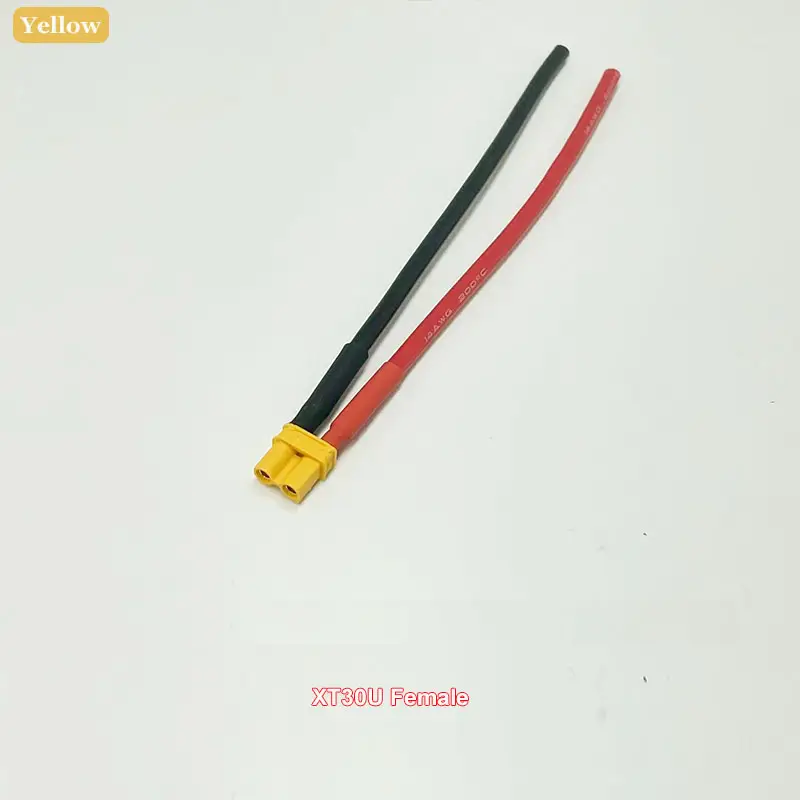XT30 Connector Cable XT30U Male and Female Connectors with 14AWG/16AWG Silicone Cable For Remote Control Lithium Batteries image 7
