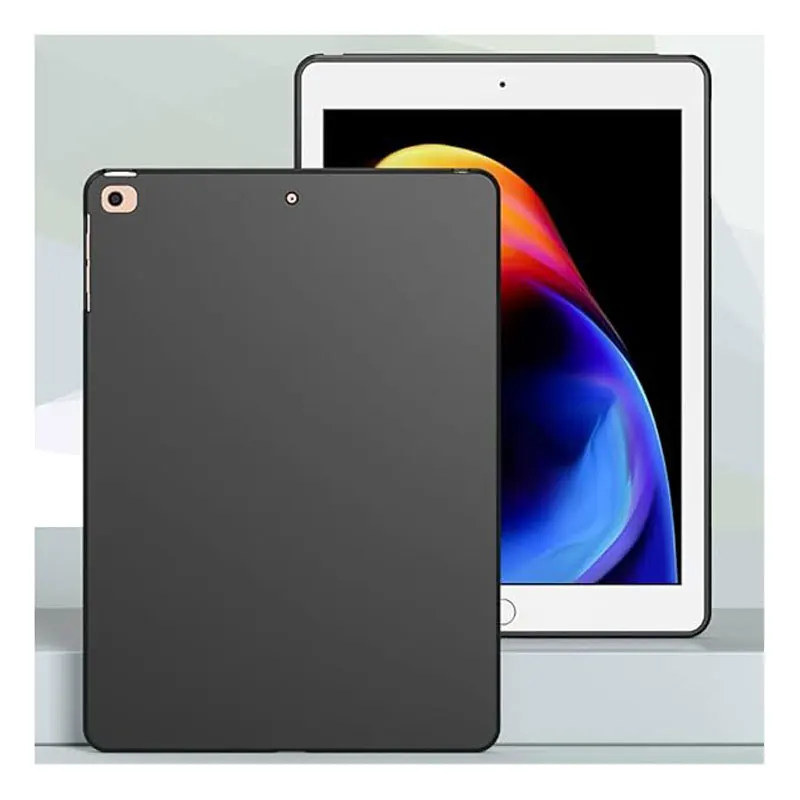 Black TPU Silicone Shockproof Anti-Drop Tablet Case - Soft Slim Shell