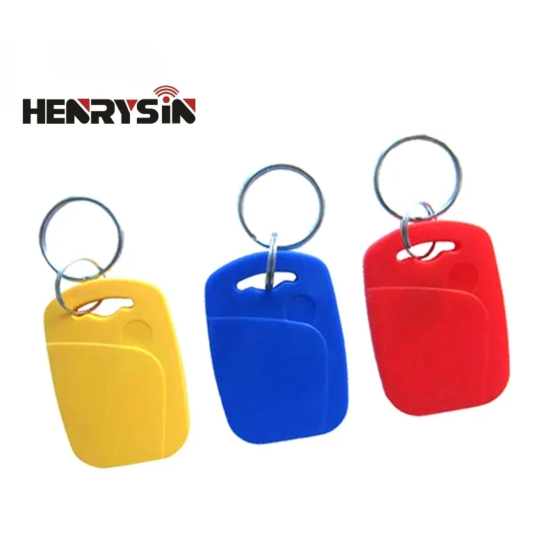 

100pcs IC+ID UID Rewritable Composite Key Tags Keyfob Dual Chip Badge RFID 125KHZ T5577 EM4305+13.56MHZ Changeable Writable