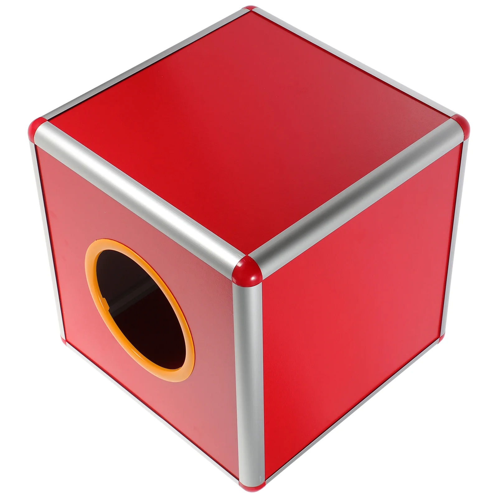 

Raffle Box Compact Lottery Ticket Holder Square Raffle Container Game Accessory