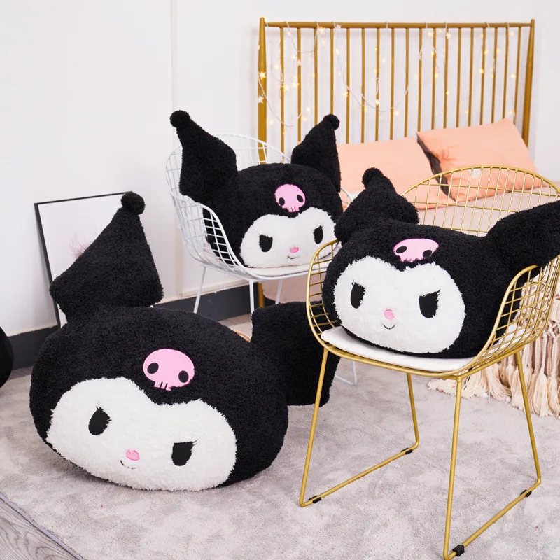 Cute Huge My Melody Kuromi Plush Doll Sleeping Pillow Bed Sofa