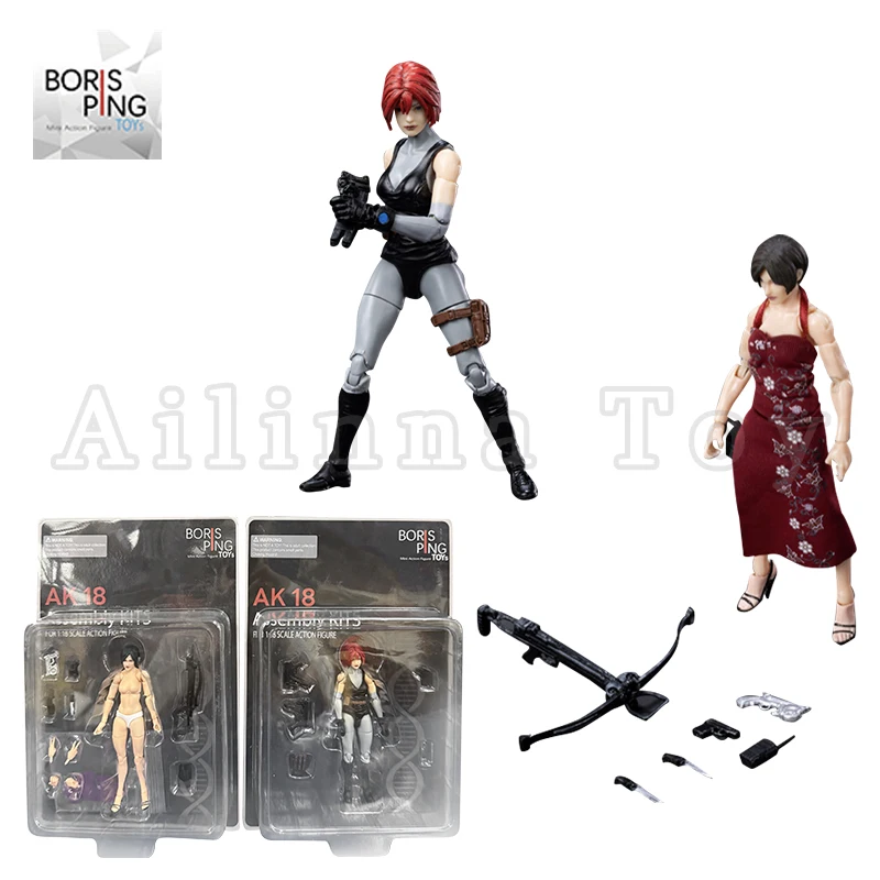 BIM フィギュア Boris Ping Toys AK18 Series 1/18 Action Figure Wave 2 Agent Wang