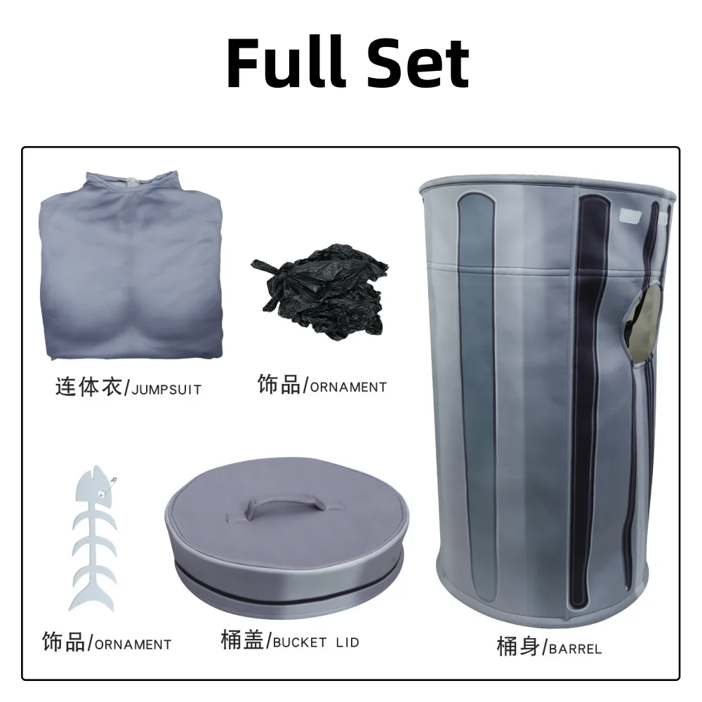 Honkai-Star Rail Lordly Trashcan Cosplay Costume pour Homme et Femme, Tenue d'Halloween, Anime Stage Cos, Roses Can