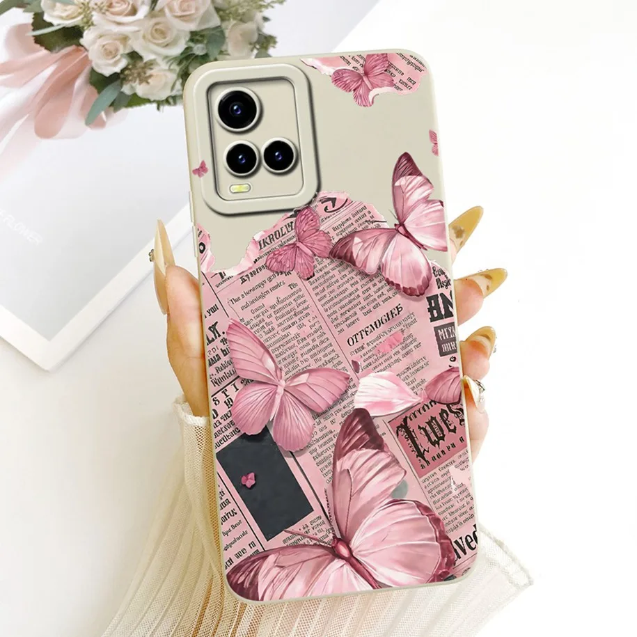 Floral Soft Silicone Shockproof Phone Cover - New Fashion Design