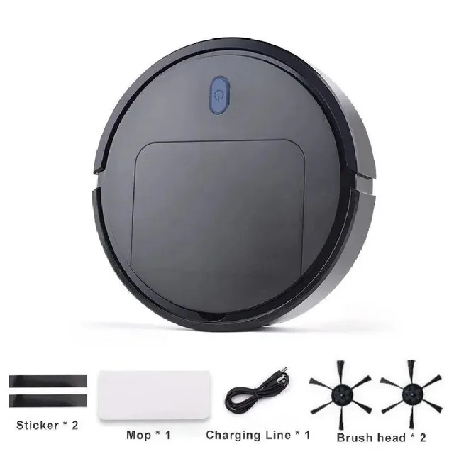 Upgrade Robot Vacuum Cleaner 3 IN 1 Ultra-Thin Auto-Charging Smart Mopping Sweeper for Home Office Floor Mopping Cleaning Tool 4