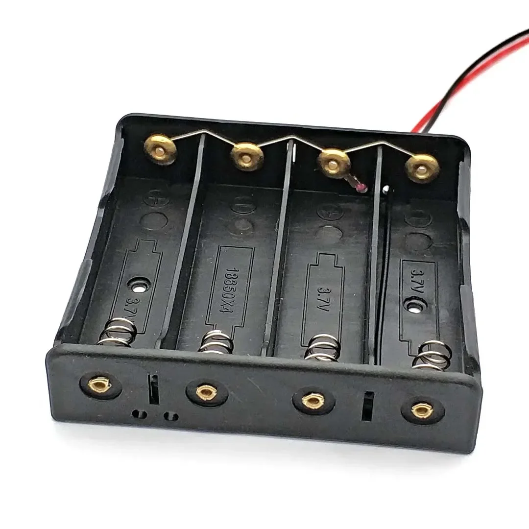 Power Bank Case 18650 4 18650 Battery Holder Storage Box Case Paralle / Series Connection Battery Box