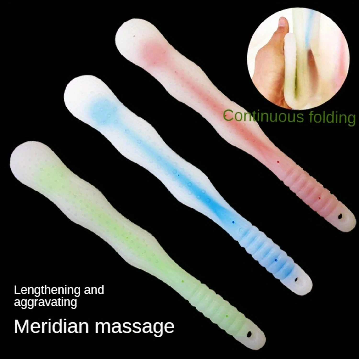 Extend The Soft Patting Board, Silicone Meridian Beating Special Gallbladder Stick, Fitness Beating Back Massage Hammer Shoulder