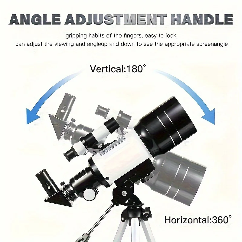 Professional Astronomical HD Telescope Magnification 15-233 Monocular Reflecting Camping Travel Children Gifts Stargazin