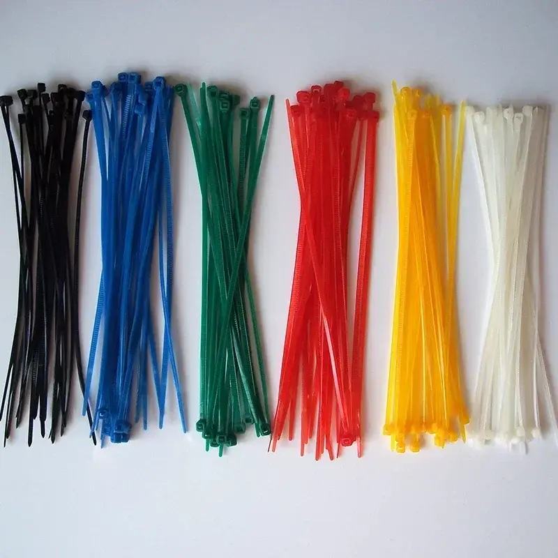 100pcs Self Locking Nylon Cable Ties 100/150/200mm Plastic Zip Wire Binding Wrap Straps DIY Cable Fasten Organiser Multicolour - Image 5