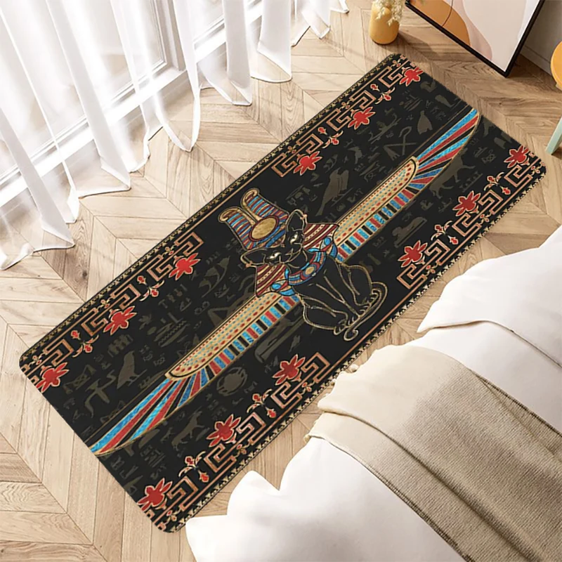 

Bedroom Carpet Living Room Mats Ancient Egyptian Civilization Home Cat Bathroom Mat For Kitchen Doormat Entrance Door Lounge Rug