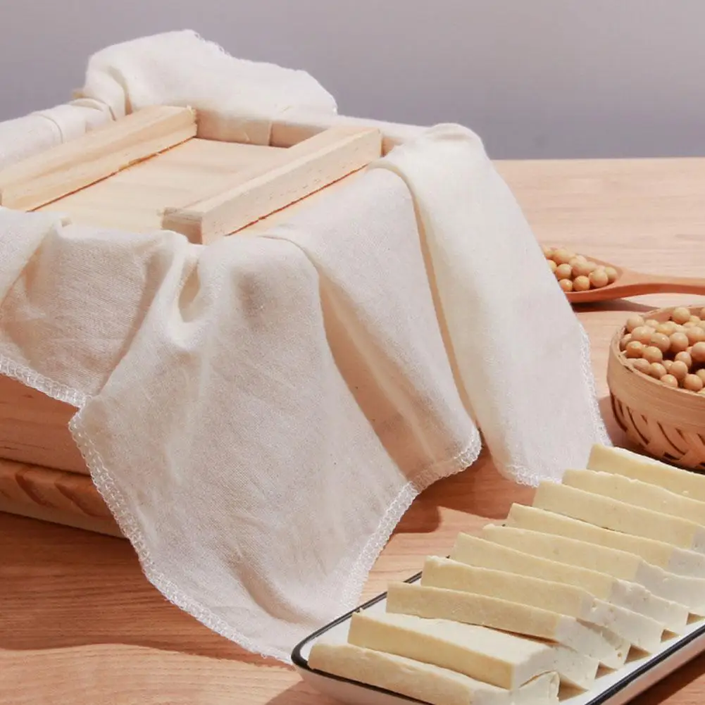 Baumwoll-Filtertuch Für Tofu & Käse - Wiederverwendbar 70x70cm