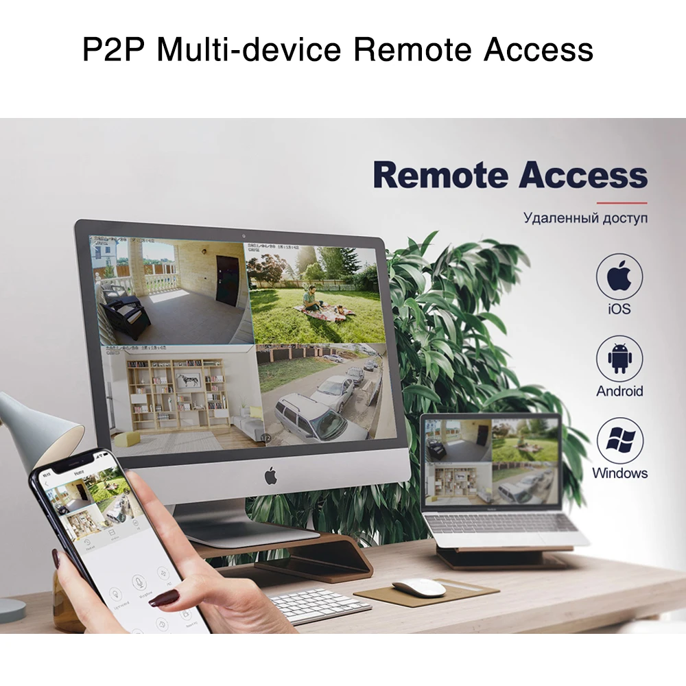 Techage 8CH H.265 3MP Wireless Network Video Recorder P2P Remote Access NVR For WiFi Video Security Surveillance Camera System network video recorder