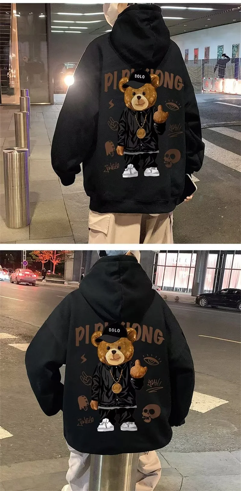 Y2k Streetwear Men's Sweatshirts | Japanese Fashion