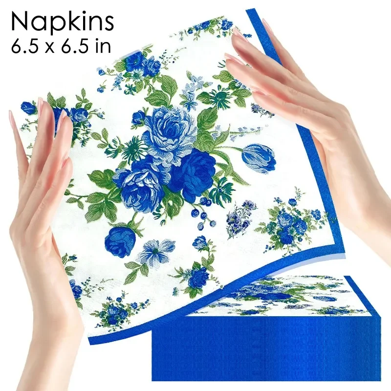 Paper Napkins Disposable Paper Placemats 20pcs/Pac DIY Dish Bone Bart Paper
