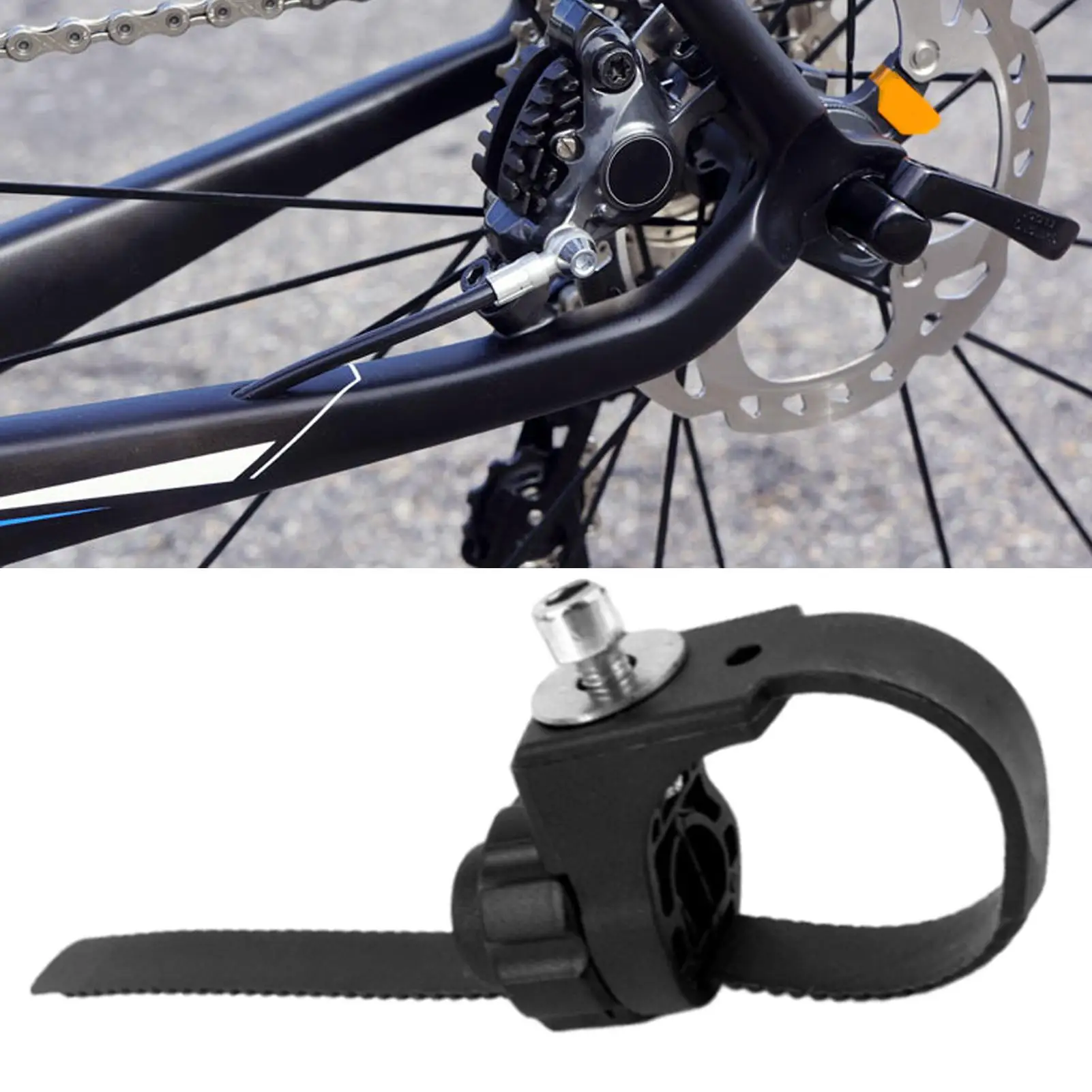Bike Fork Mounting Bracket Side Wire Screw Mounting Fork Bracket Adapter For Bike Adjustable Ring Modification Installation Rear