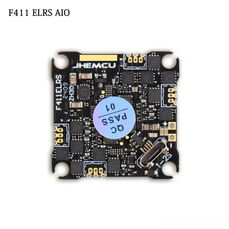 JHEMCU F411ELRS AIO Carte de Vol 1-2S 12A pour Micro FPV