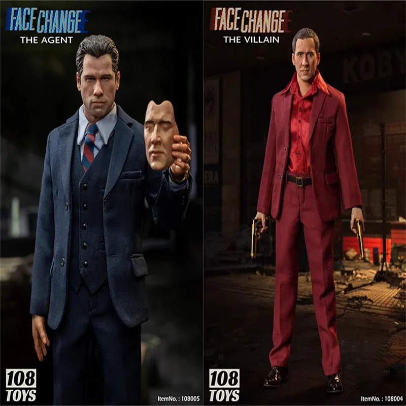▼▼108TOYS Face Change THE VILLAIN Castor Troy 1/6 アクションフィギュア 108004 108TOYS 10804 1/6 FACE/OFF Castor Troy Villain Action Figure