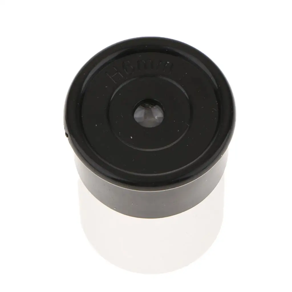 0.965'' Telescope Accessory Eyepiece H6mm Lens 35 Degree Sky Star Clusters Moon Planets Observation Tool Fully Multi-Coated