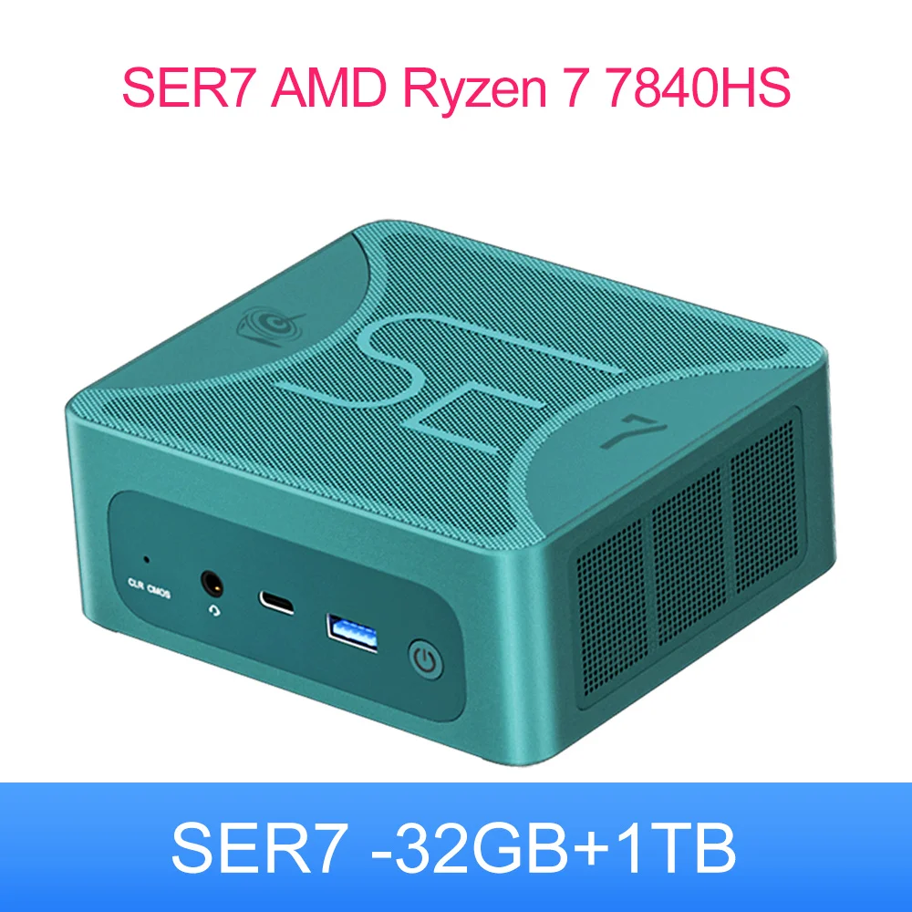 Beelink SER7 Ryzen7 7840HS TDP Upto 65W Mini PC DDR5 32GB