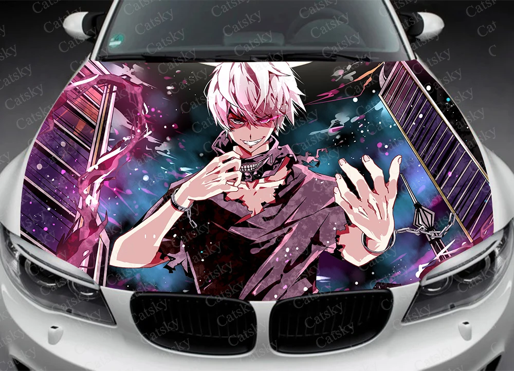 Anime Berserk Car Hood Vinyl Adesivos, Envoltório De Filme, Tampa