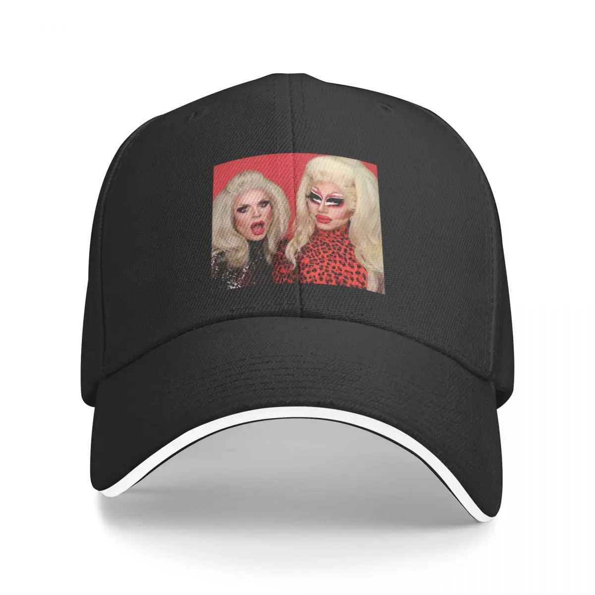 

Trixie & Katya-красная бейсболка