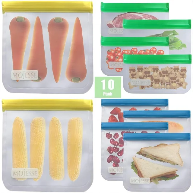 Ziploc 3-Pack Multisize Plastic Bpa-free Reusable Food Storage
