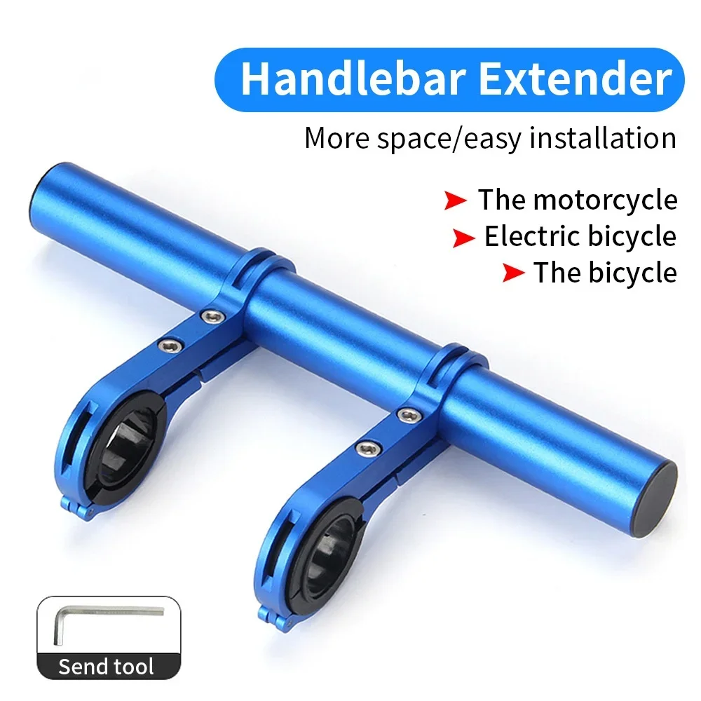 Tube Bicycle Handlebar Extender Mount Mountain MTB Bike Cycling Headlight Bracket Lamp Flashlight Holder Accessorie 10/20/30CM bicycle accessories bicycle handlebar extender bicycle handlebar extension bicycle bracket