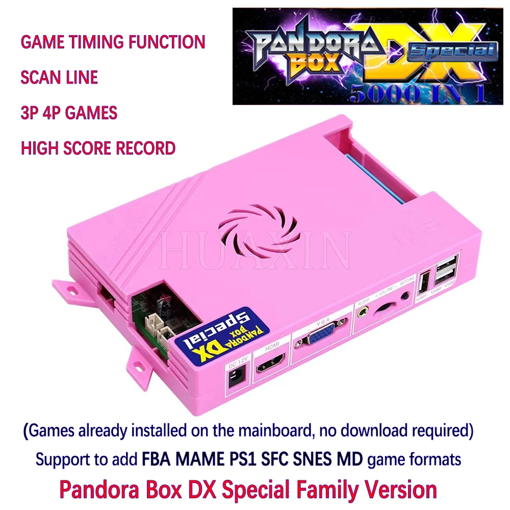 Original Pandora Box Dx Special 5000 Games Diy Arcade Kit Push Buttons  Joysticks Arcade Machine Bundle Home Cabinet With Manual - Coin Operated  Games - AliExpress