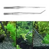 Long 48cm Stainless Steel Curved Aquarium Tweezers Aquarium Plants Tweezer Straight Fish Tank Cleaner Aquarium Accessories 3