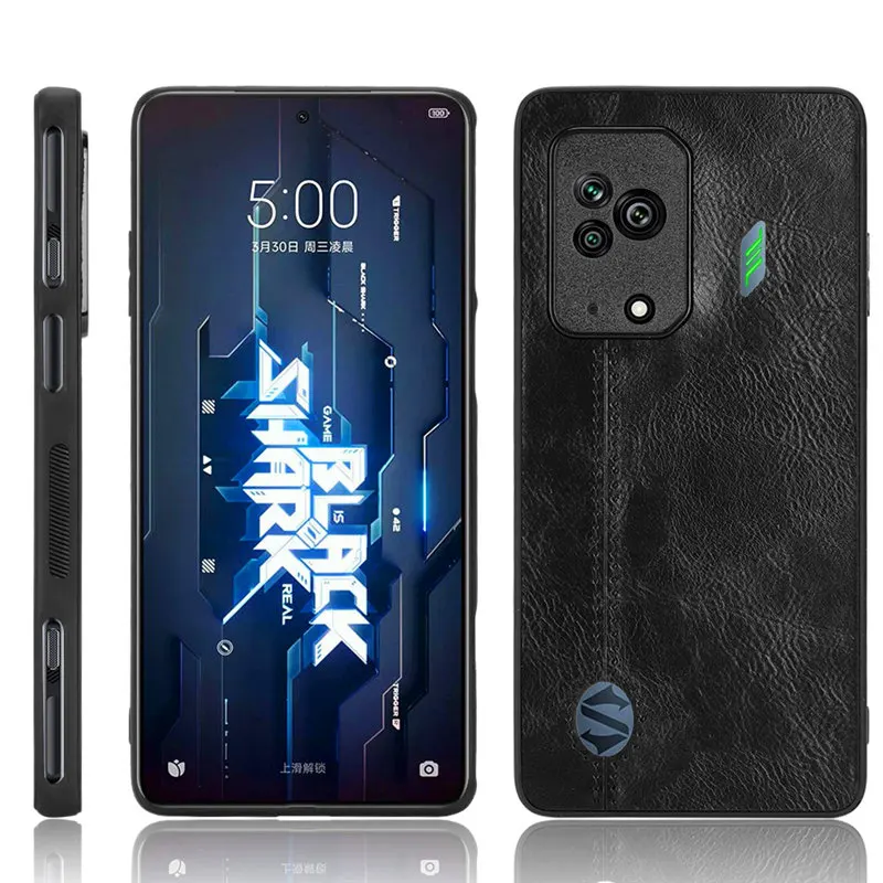 Premium PU Leather Shockproof Hard Back Cover