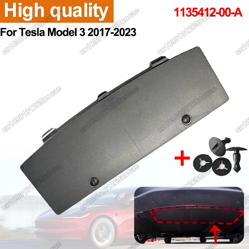 1135412-00-A Hintere Stoßstange Anhängerkupplung Haken Kappe Abdeckung Trim Für Tesla Modell 3 2017-2023 113541200A Untere Schild Abdeckung ersatz
