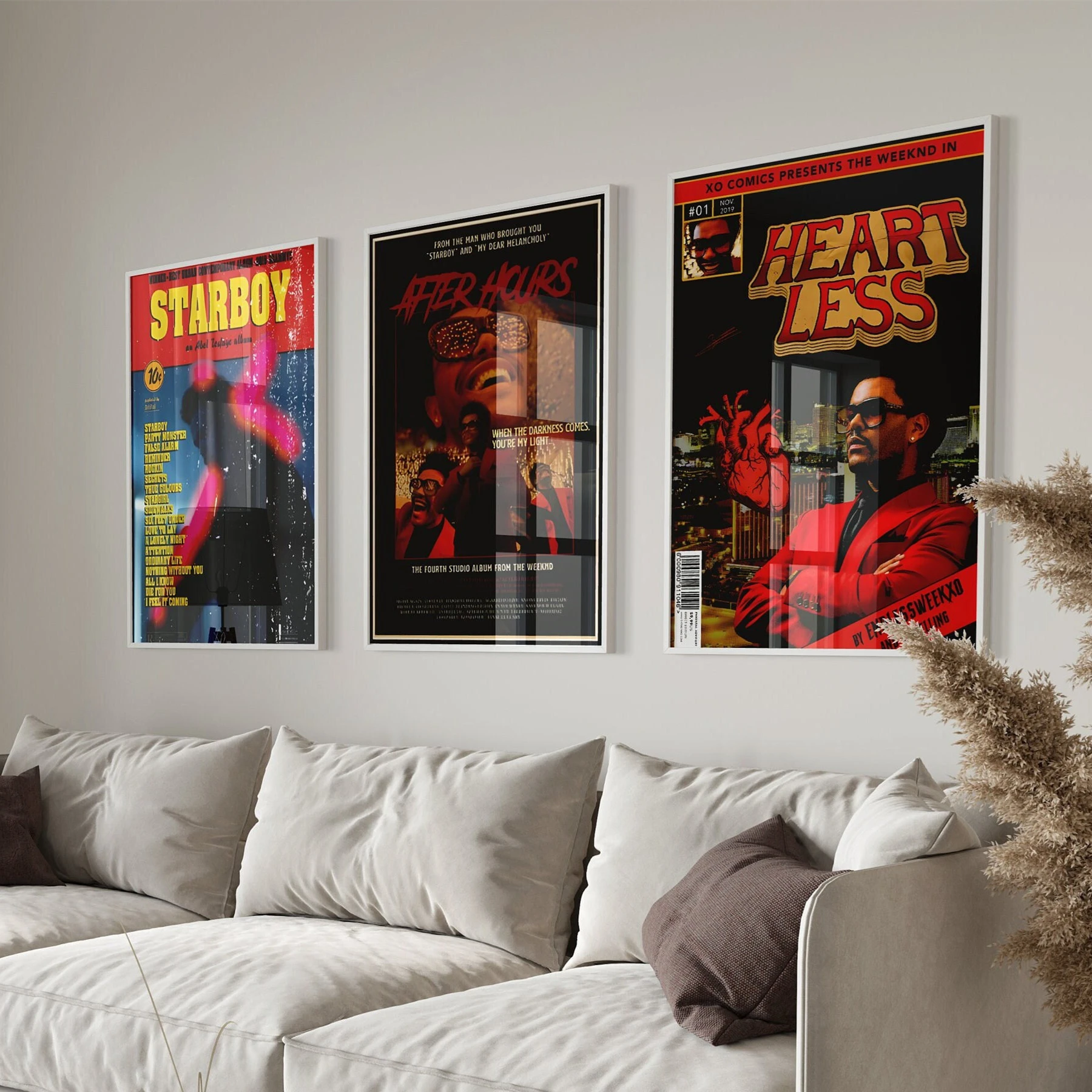 Music-Hot-Album-Star-The-Weeknd-Retro-80s-Poster-Hip-Hop-Posters-for ...