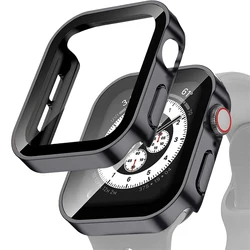 Premium Tempered Glass Smartwatch Protective Case with Durable Cover for 40mm (Matte Black)