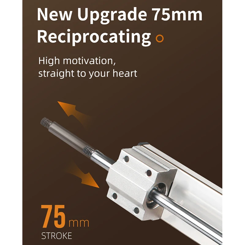 New 75mm Stroke Sex Machine Telescopic Sex Toys Reciprocating Linear Actuator Hand Free Masturbation Machine Toys