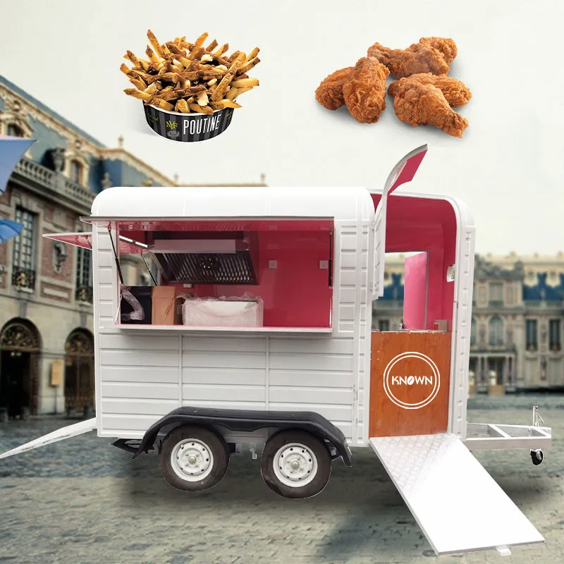 Seyyar gıda tezgahı Truck3.5m yemek arabası gıda römork için avrupa  satıcıları Hotdog dondurma gıda arabası tedarikçisi - AliExpress