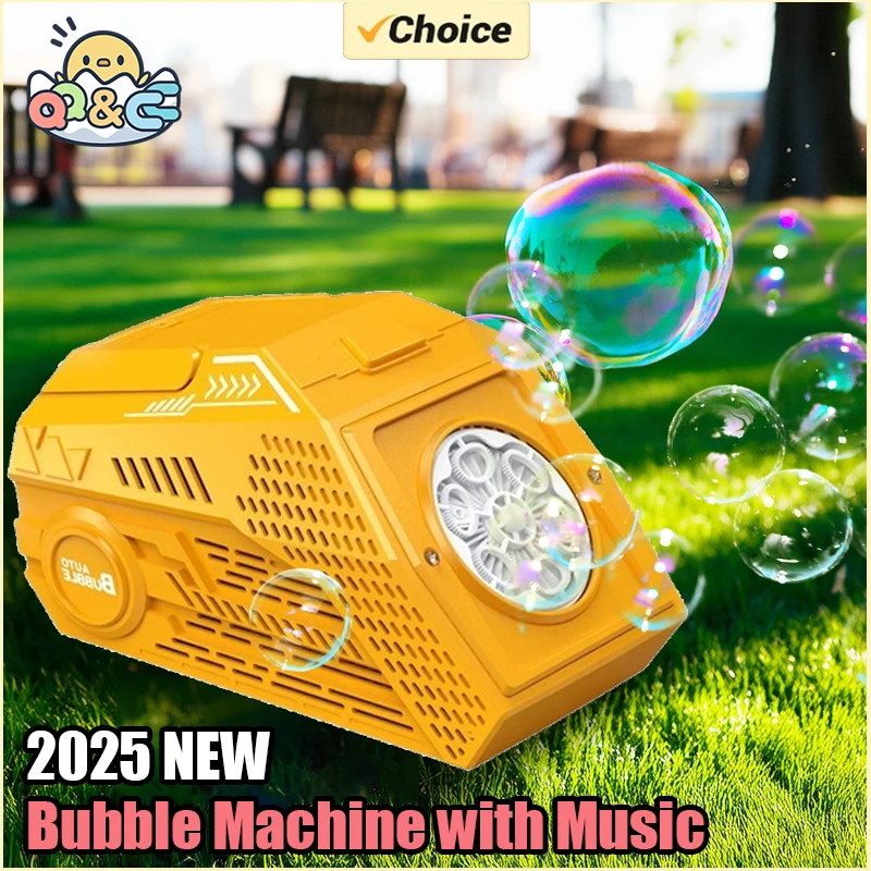 آلة فقاعات هوائية بست فتحات مع مؤثرات صوتية، تعمل...